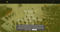 Desktop Screenshot of kristallradio.it